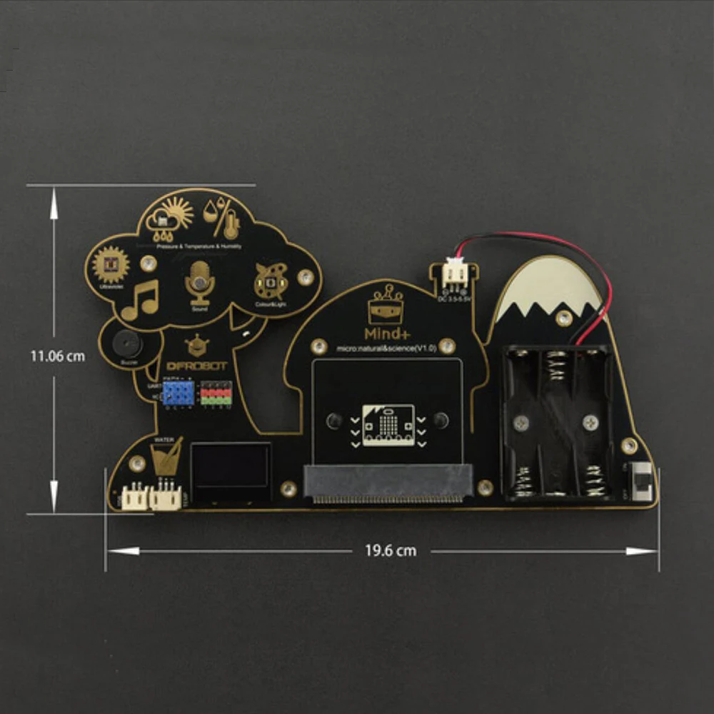 Плата DFRobot Environment Science для micro: bit интеграция температуры влажности давления