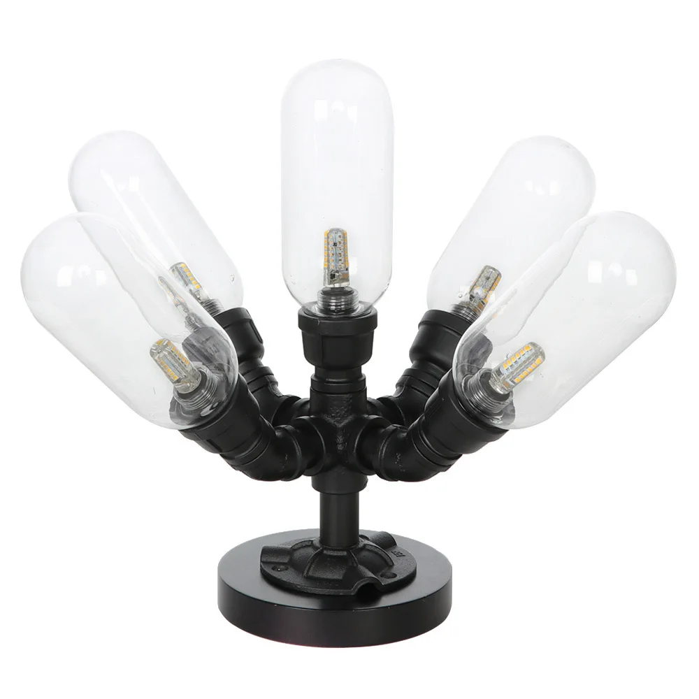 Железный художественный светильник для водопроводной трубы