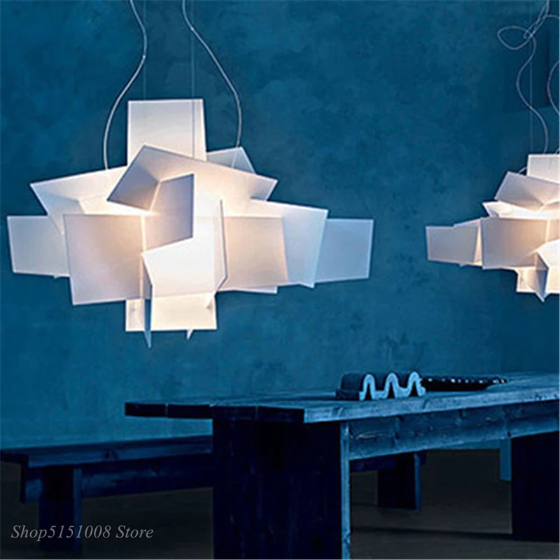 Современные подвесные светильники Foscarini белые акриловые лампы в скандинавском