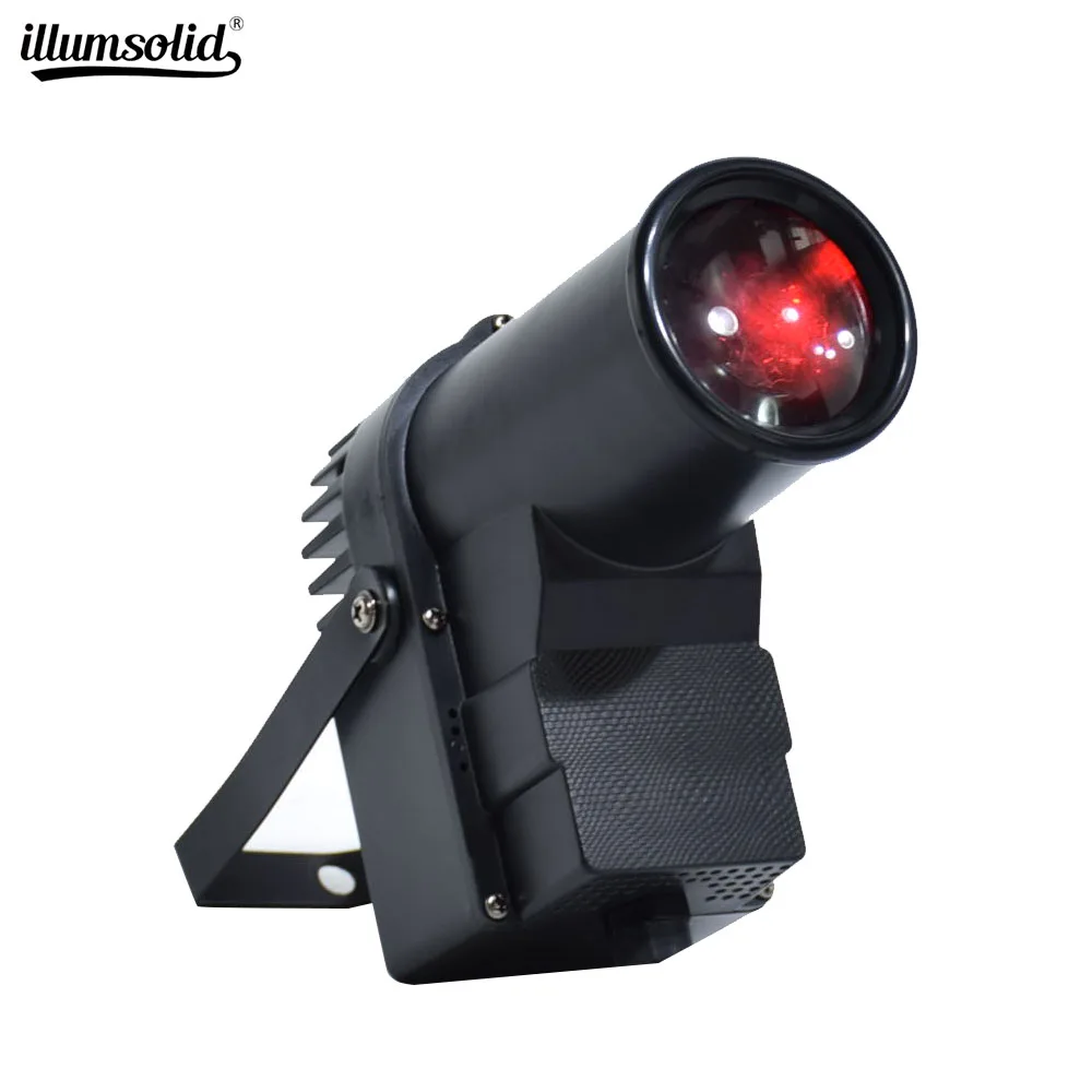 Светодиодная точечная лампа полного цвета 10 Вт 3 в 1 RGB автоматическое изменение