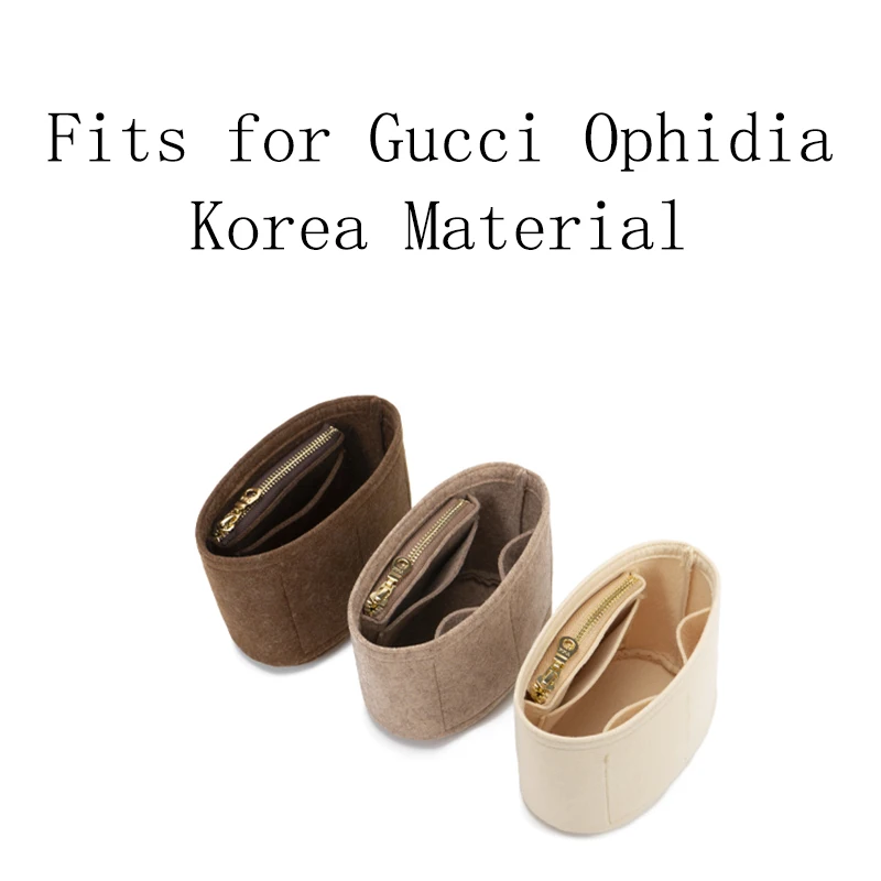 Insert Bag Organizer for Ophidia Korea Material Makeup Handbag Organizer Travel Inner Purse Portable Cosmetic Inside Bags