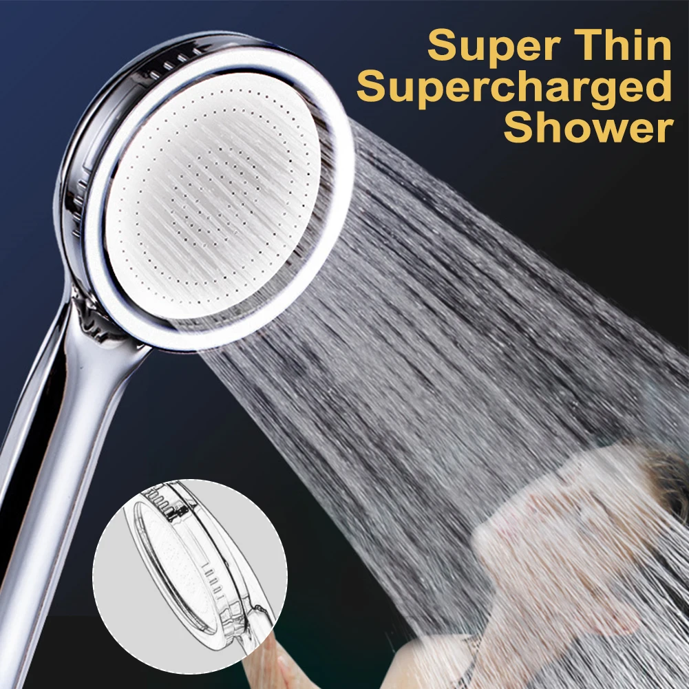

NEW Universal Shower Head with High Pressure Handheld Lightweight Detachable Showerhead Shower Sprayer Bathroom Accessories