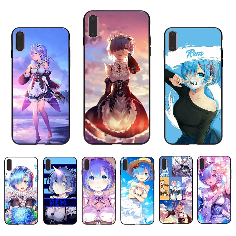 

Comic Manga TRe zero REM Phone Case For Iphone XS SE 2020 6S 6 7 8 Plus XR X Mobile Shell 11 Pro Max 12 Mini 5S Hard Cover Coque