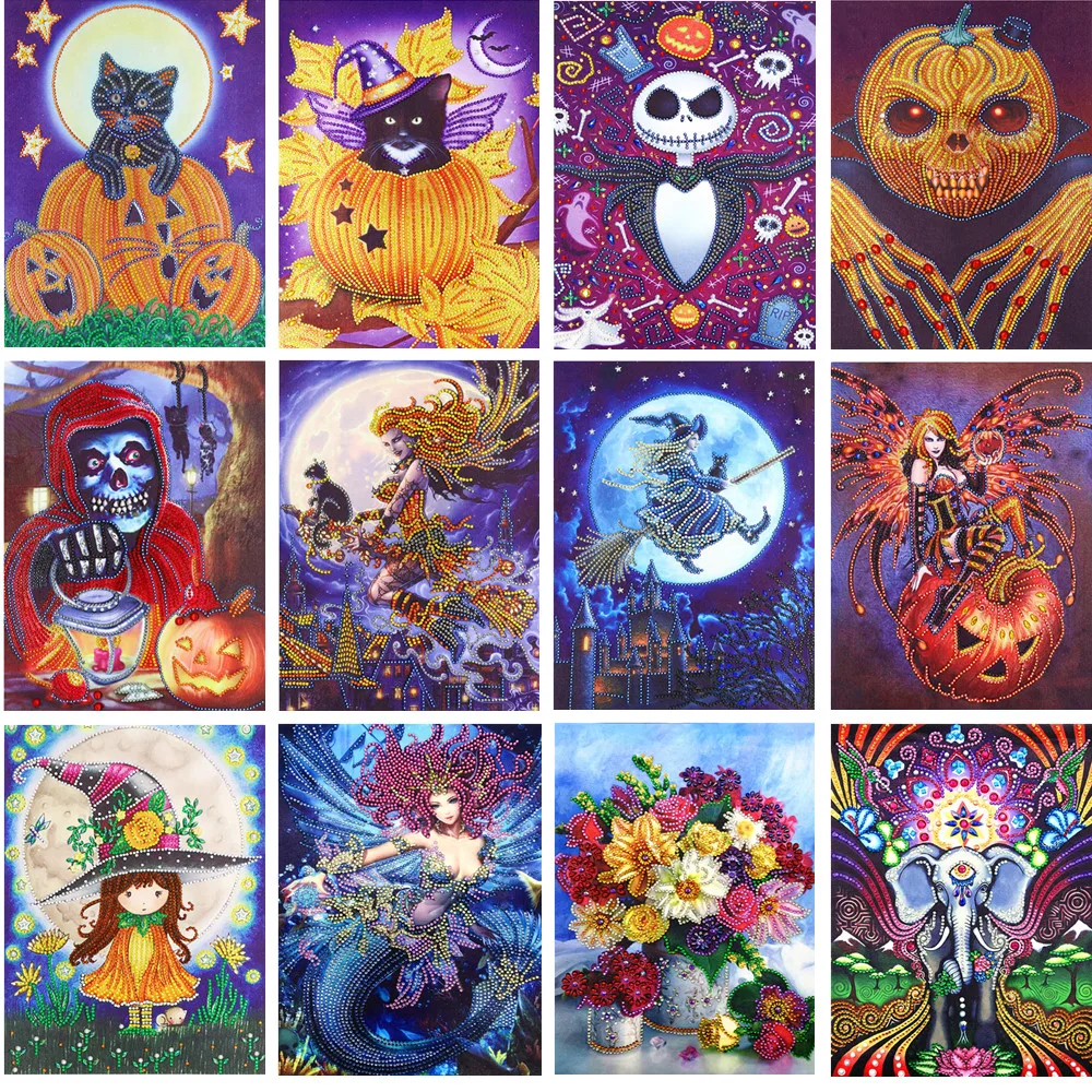 Полная круглая алмазная живопись вышивка крестиком рисунок искусство 5D дракон