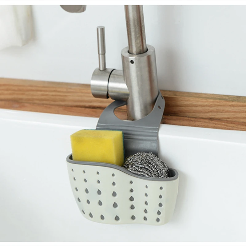 

4 Pcs Sink Drain Bag Small Shelves Creative Portable Home Kitchen Bar Supplies Dish Towel Wall-mounted Drain Rack