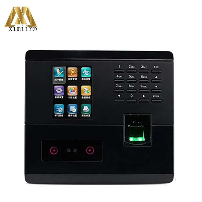 Биометрическая посещаемость времени ZK UF200 и система контроля доступа TCP/IP