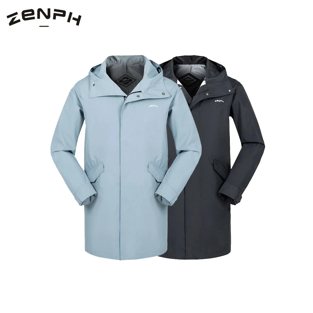 Зимние тренчи Zenph спортивная куртка свободная ветрозащитная Водонепроницаемая