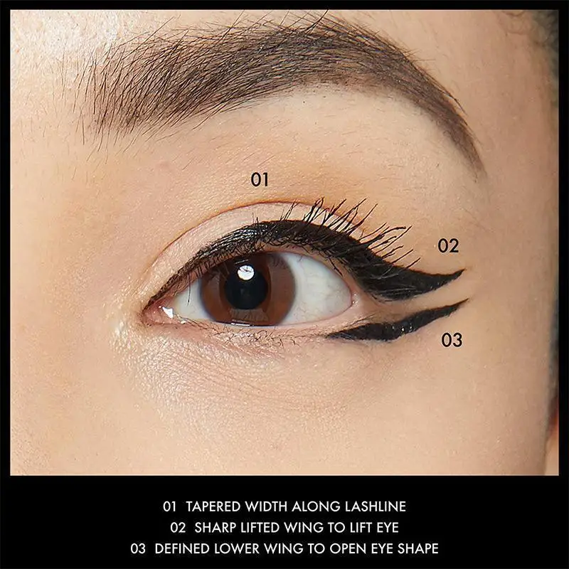 

Precise Waterproof Liquid Eyeliner Long Lasting Eye Makeup Quick Dry Smudge-Proof Cosmetic