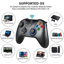 EasySMX ESM-9110 Wireless Controller Gamepad PC Joystick for PC PS3 Android Phone Nintendo Switch Customized Buttons Control