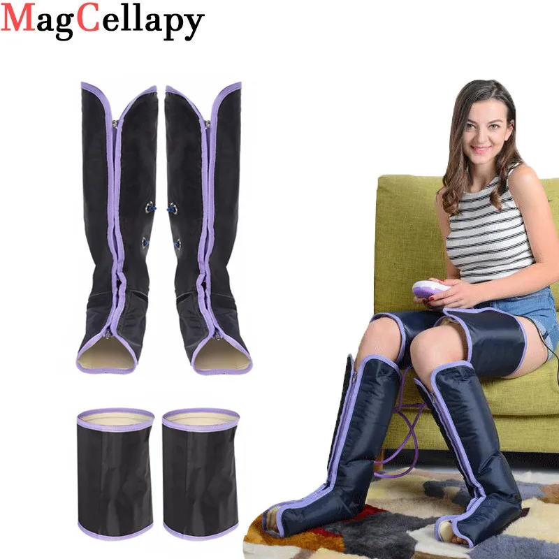 Legs Air Compression Massager Ankles Circulation Therapy Massage Electric Leg Cover Calf Arm Boot Socks Relaxation Health Care