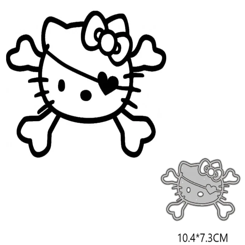 Пиратские металлические пресс-формы новинка 2021 сделай сам спарбукинг