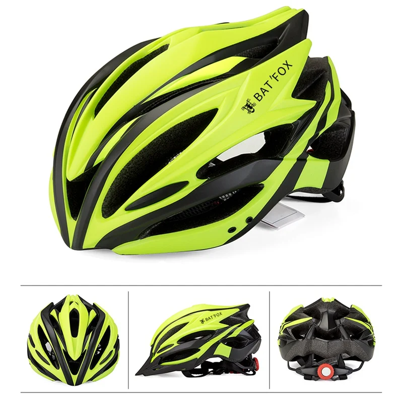 

Lightweight Shock Proof And Sunscreen Integrated Bicycle Helmet Super Light Bicycle Helmet With Tail Lamp