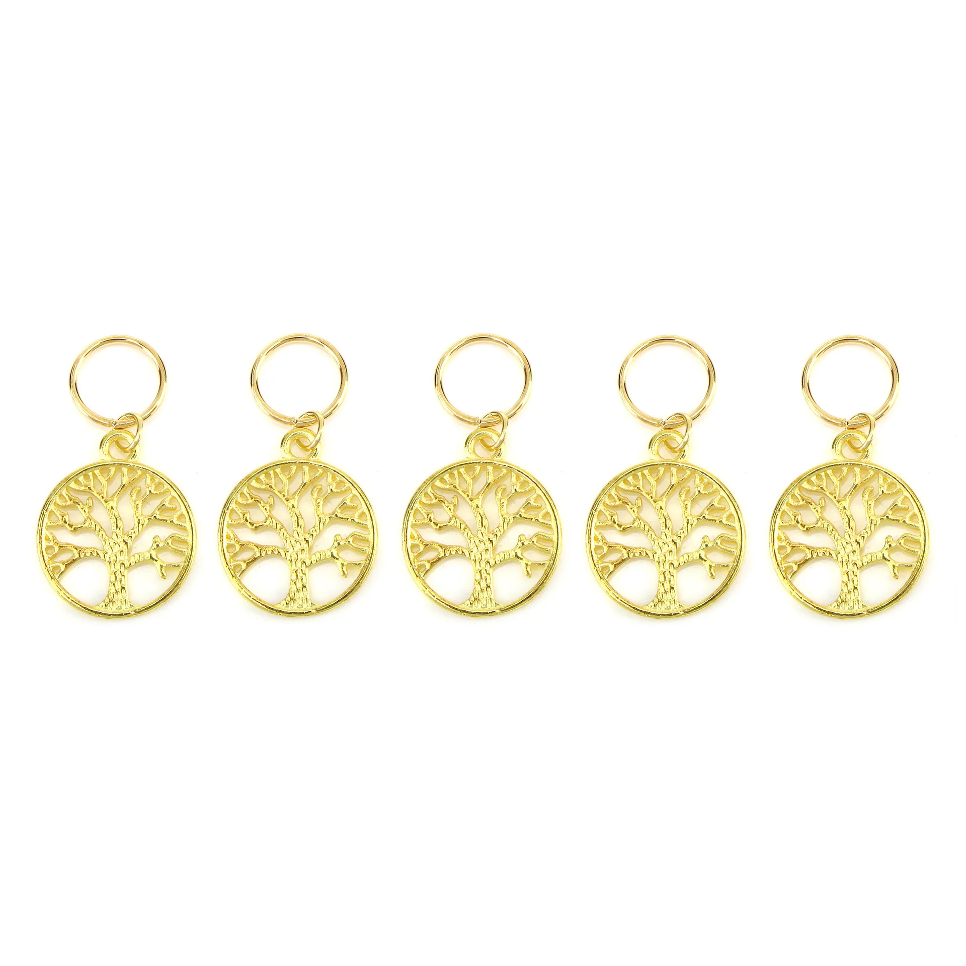 120 шт. золотые косички для волос с листьями черепахой дреды бусины кольца