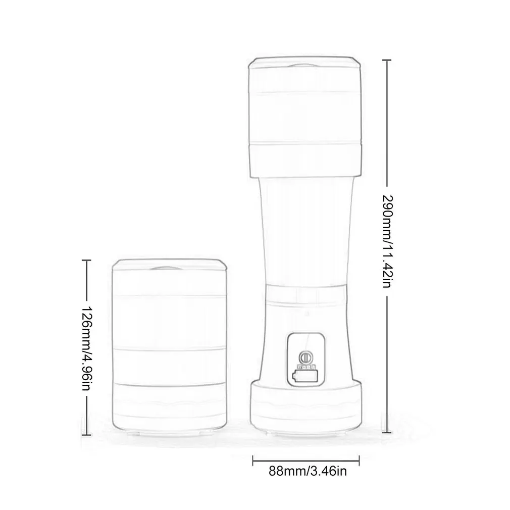 

Portable Mixer USB Electric Fruit Juicer Handheld Smoothie Maker Blender Stirring Rechargeable Mini Food Processor Juice Cup