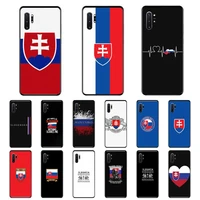 yndfcnb sk slovak slovakia flag phone case for samsung note 7 8 9 20 note 10 pro lite 20ultra m20 m10 case