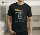 Новая популярная профессиональная Мужская черная футболка для фотосъемки Nikon S 3Xl