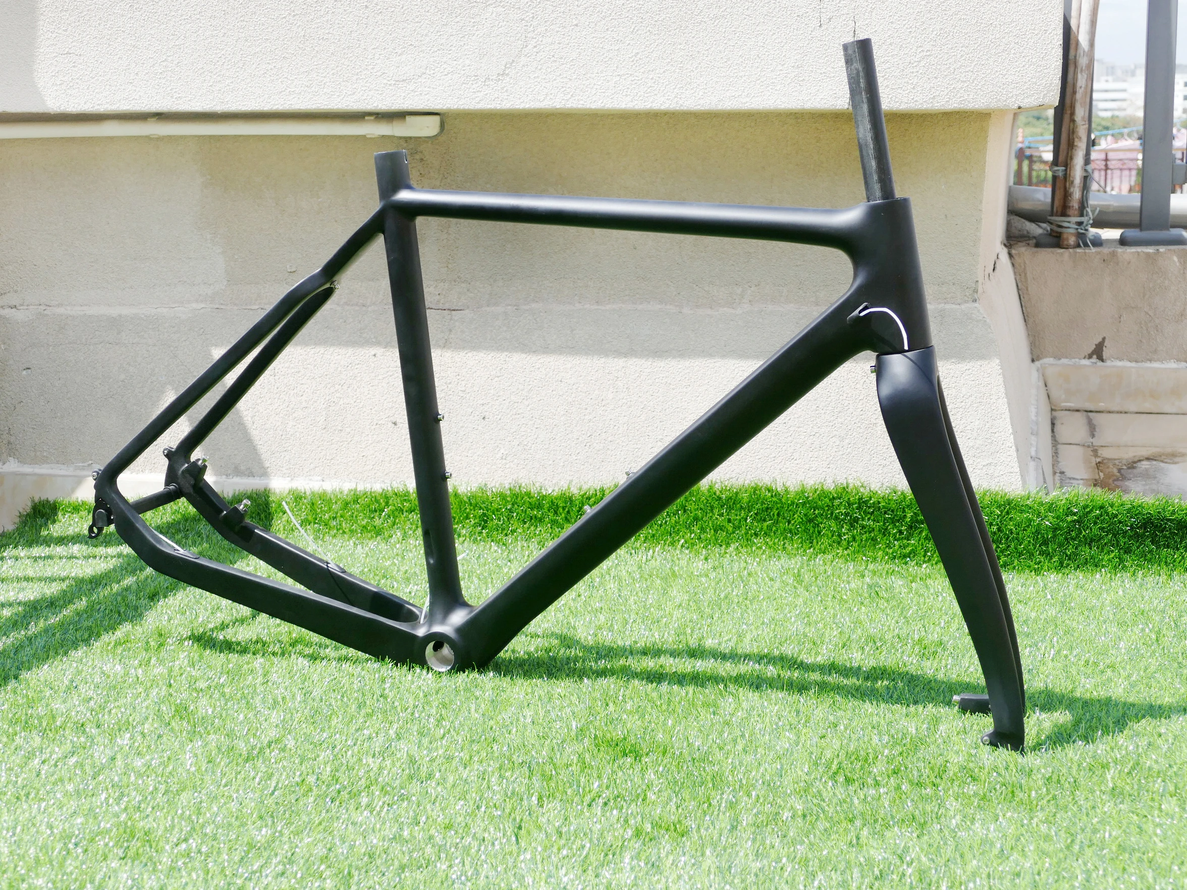 Полностью карбоновая 3K UD матовая велосипедная Рама дискового тормоза Cyclocross Cyclo