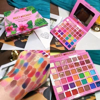 febble 42 colors glitter shimmer matte fruit pie filling eyeshadow palette eyes makeup vibrant bright shades pigment eye shadow