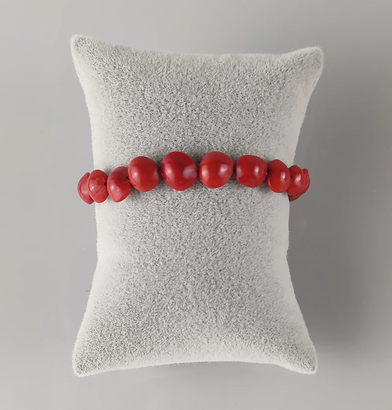 

Wholesale Quality Leatherette Bracelet Display Holder Ankle Showing Stand Jewelry Organizer Watch Display Pillow 30pcs/lot