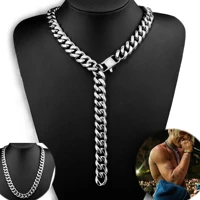 121517mm high polished mens necklace cuban link chain 316l stainless steel choker hip hop punk jewelry accessory wholesale
