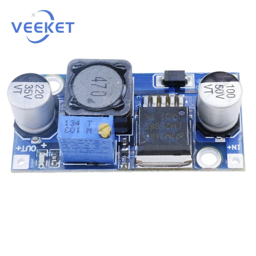 

LM2596 Step-Down Module DC-DC Adjustable Buck Converter Voltage Regulator Conversion Power Supply Module LM2596