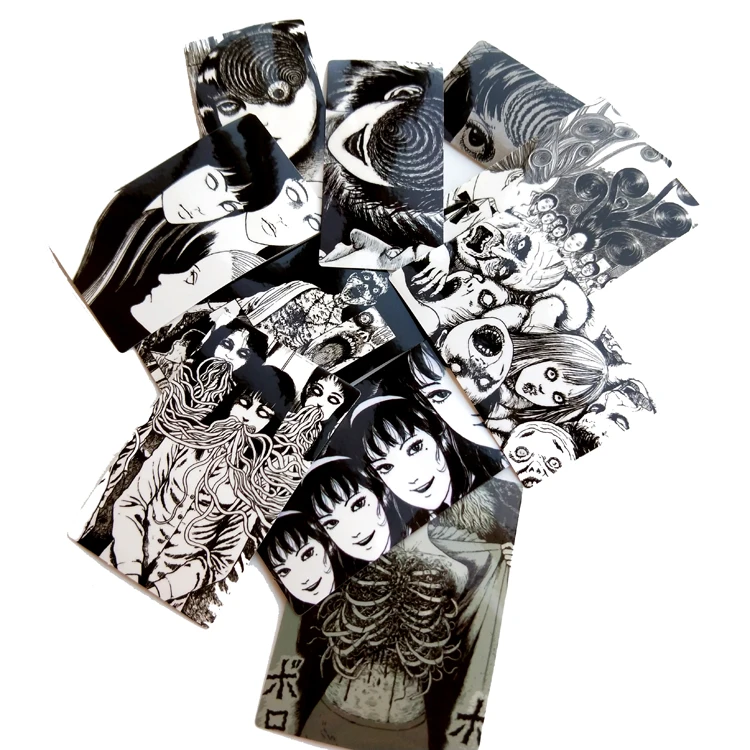 10 шт. другая наклейка для автомобиля Tomie Revenge черный и белый ноутбука велосипед