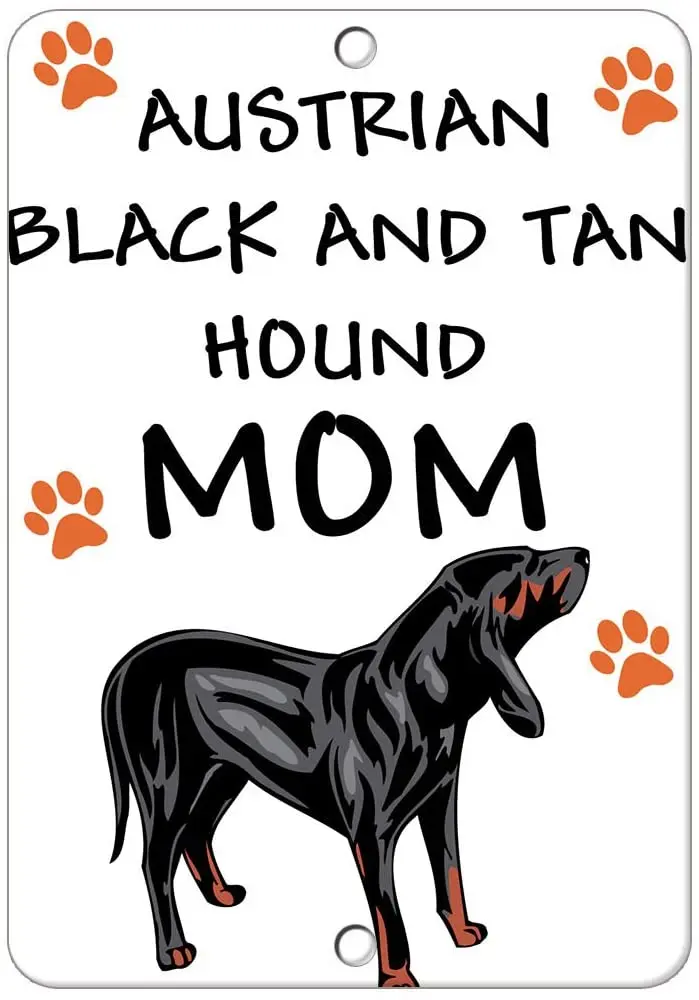 

Austrian Black and TAN Hound Dog Mom Label Vinyl Decal Sticker Kit OSHA Safety Label Compliance Signs 8"
