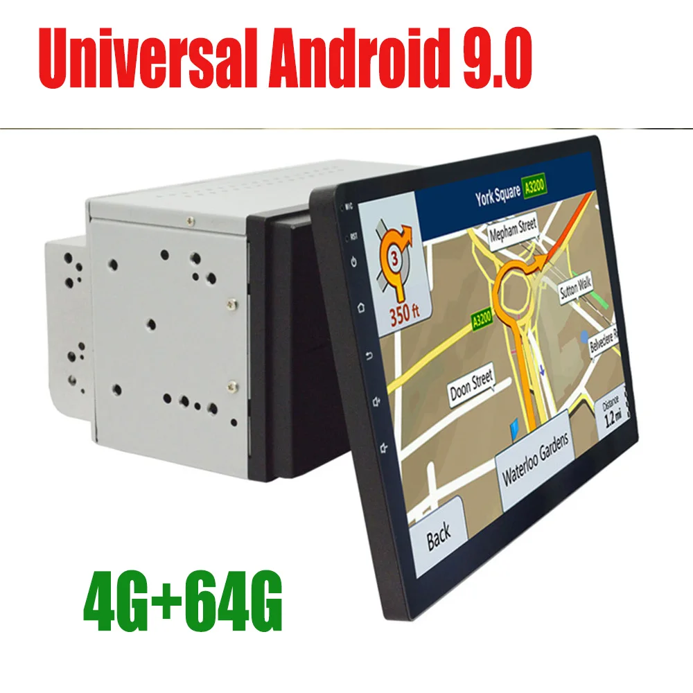 Автомагнитола 2DIN с поворотным экраном Android 9 1 для toyota volkswagen nissan kia | Автомобили и