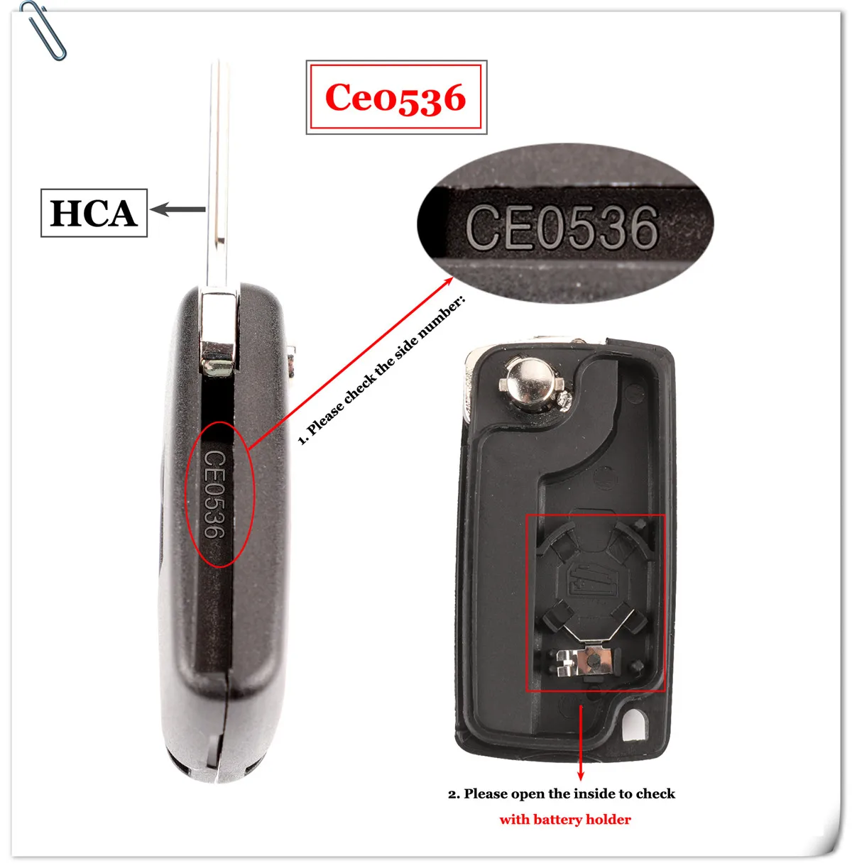 3 кнопки для Citroen C1 C2 C3 C4 C5 Berlingo; Picasso control Alarm(CE0536 523, ASK/FSK, HU83 VA2) дистанционный ключ