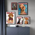 Обложки для журналов портреты для домашних животных художественные принты плакат модная собака Картина на холсте настенные картины для гостиной Детская Спальня Декор