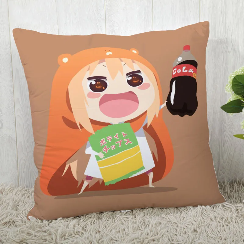 Высококачественный персонализированный аниме Himouto! Квадратный чехол для подушки