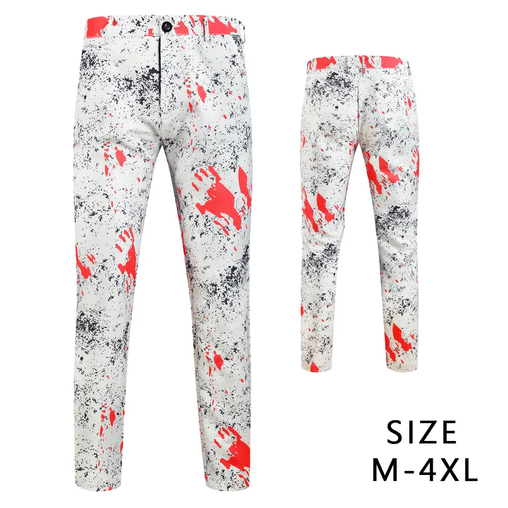 

Брюки мужские прямые на молнии, повседневные штаны с принтом, на пуговицах, джоггеры, уличная одежда