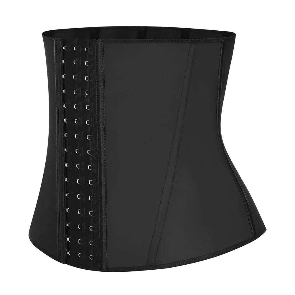 Пояс для брюшного пресса 9 стальных костей размера плюс латекс высокая