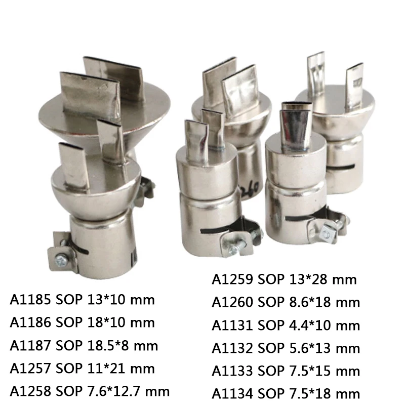 A1259B A1134B SMD СОП серия BGA сопло для 850 852 паяльная станция горячего воздуха сварочный