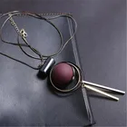 Женское винтажное ожерелье-цепочка с кисточкой