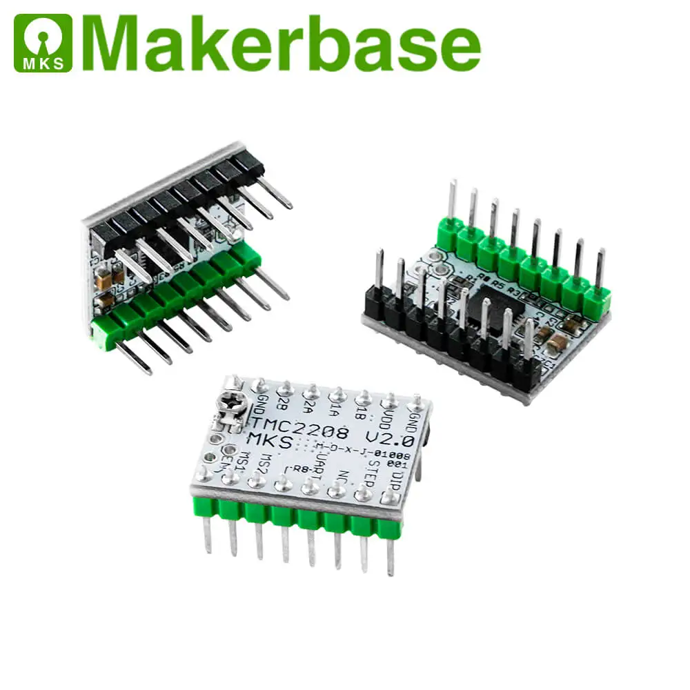 5 шт. драйвер шагового двигателя Makerbase MKS TMC2208 V2.0 запасные части для 3D принтера ELF