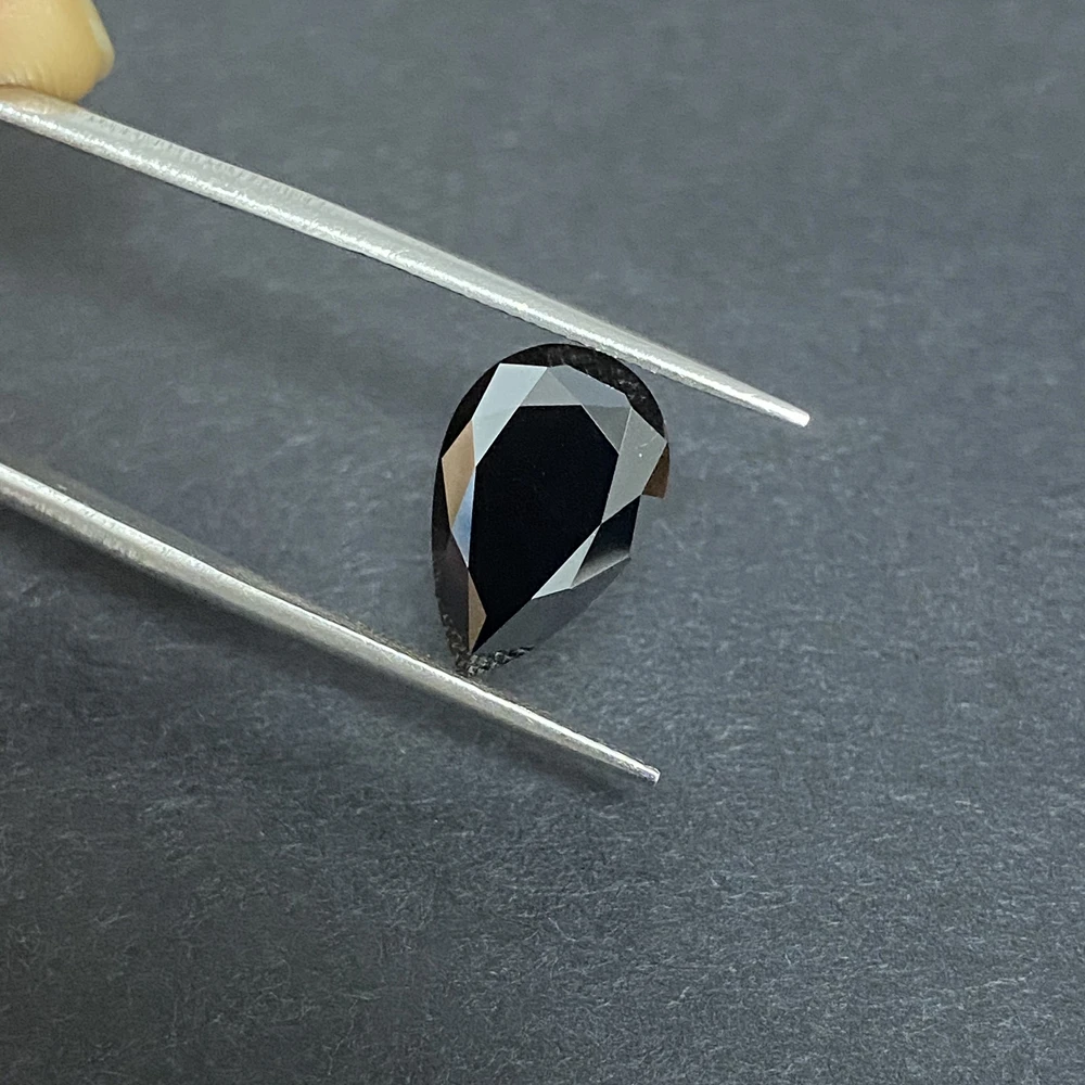 Хорошая цена за 7x9 мм черный цветной лабораторный Выращенный Муассанит алмазный