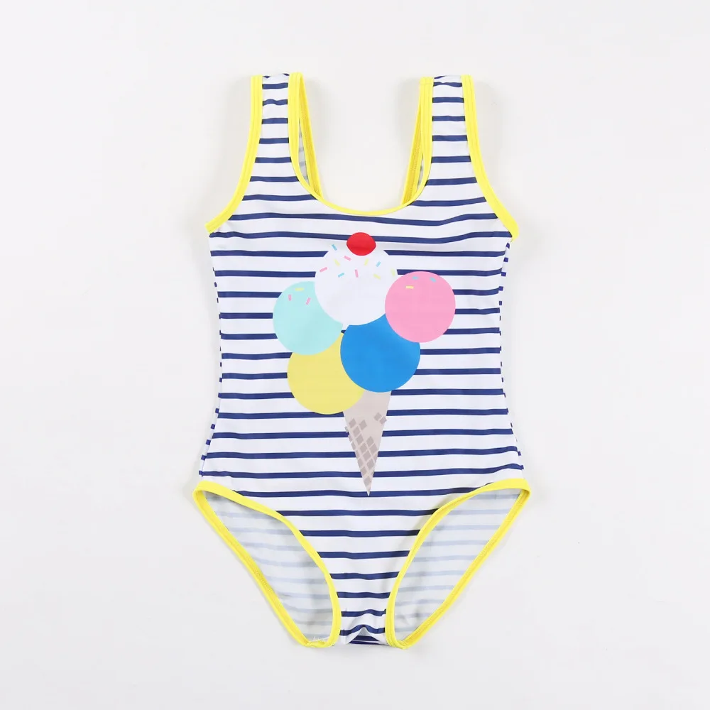 

2021 Summer Children One Piece Bikini Swimwear 3-8Y Kids Baby Girls Swimsuits Girls Swimsuit Kid Bathing suit Beach wear