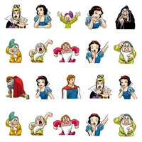 disney snow white angry dwarfs epoxy resin jewelry findings acrylic charms for diy earrings makings for decoration supply fds63