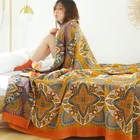 Хлопковое Марлевое муслиновое одеяло для детского постельного белья, постельное белье, стул для отдыха в саду покрывало на диван