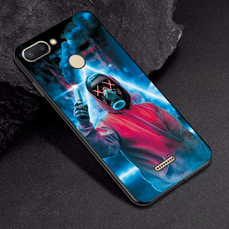 Джокер черный бампер из ТПУ для Xiaomi Redmi 6 Чехол Redmi 6A 6 Pro 5A 8A 7A 4A 4X5 5Plus чехол Обложка для телефона Redmi 6 7 8 силиконовый чехол - Цвет: TPUBLK649