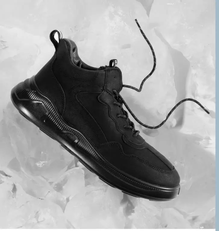 Осенне-зимняя теплая повседневная мужская обувь Youpin из искусственной кожи на