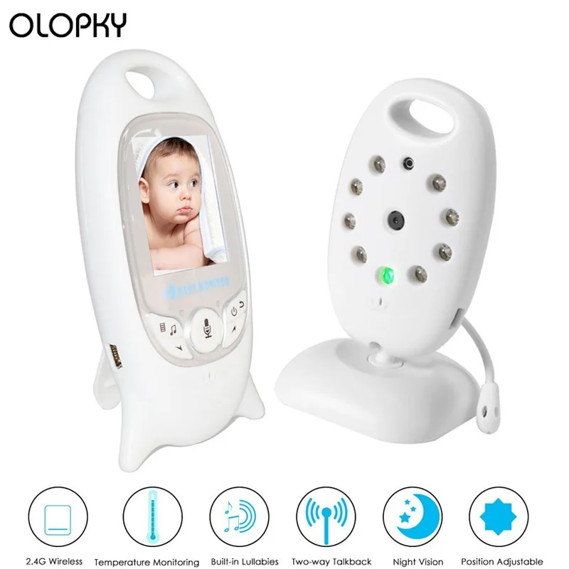 Беспроводной видеоняня 2 0 дюйма Цветная камера безопасности Way Talk ночного