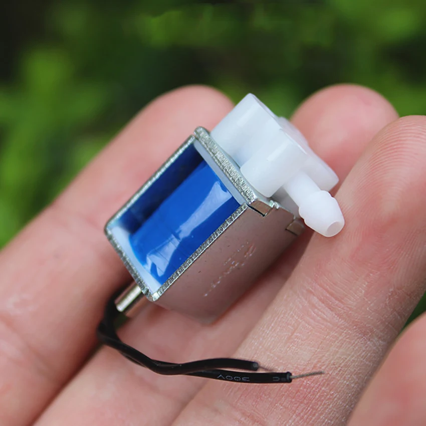 

Miniature Gas Valve Small Solenoid Valve Open Frame Solenoid Electromagnet Exhaust Deflation Valve DC3V 3.7V 5V 6V, 0-350mmhg