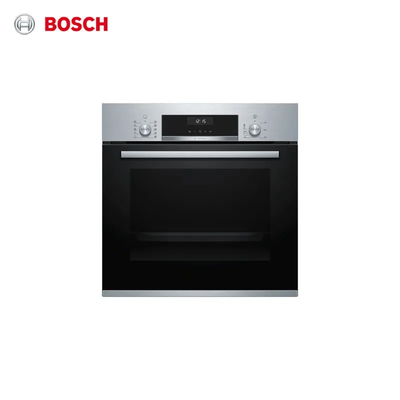 Встраиваемый духовой шкаф Bosch Serie 4 HBJ517YS0R серебристый с черным |