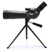 high quality gomu 20 60x60 monocular waterproof telescope fieldscope spotting scope with eyepiece tripod smartphone adapter