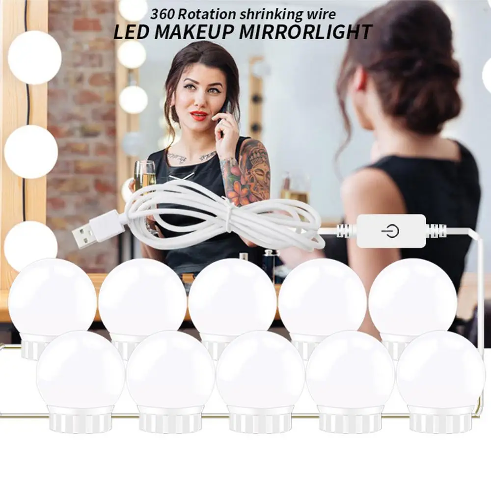 6 10 14 лампы светодиодный 12V макияж зеркало светильник лампочки Голливуд