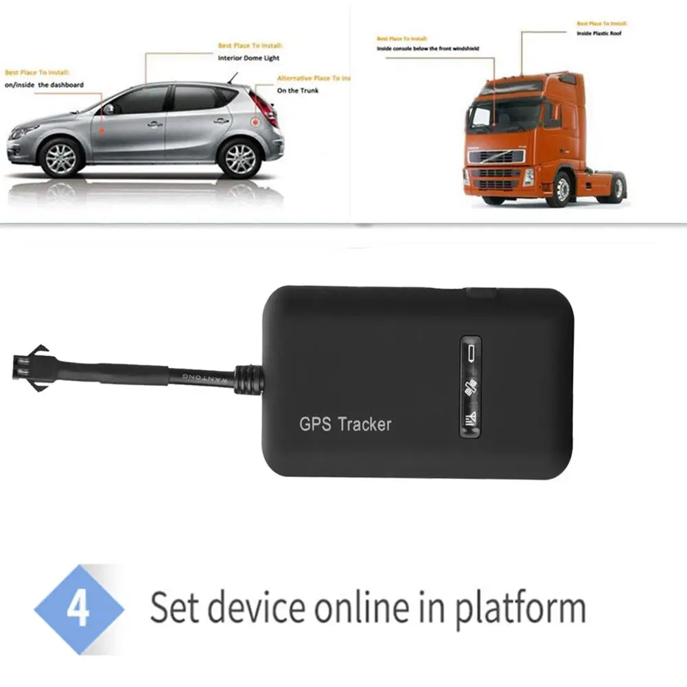GT02A Автомобильный GPS трекер GSM GPRS SMS устройство слежения за транспортным средством