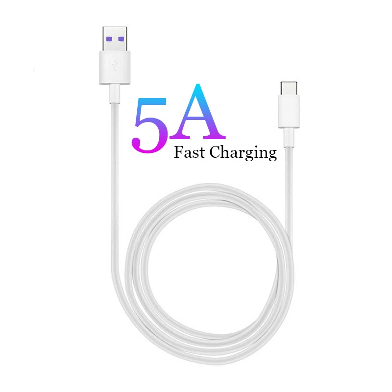 Кабель USB Type C 5A кабель для быстрой зарядки и синхронизации данных типа Samsung S9 S8 Note 8