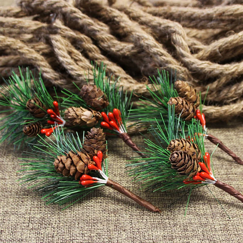 10 шт. Рождественские украшения праздничного стола моделирование искусственная